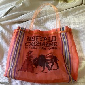 Buffalo exchange reusable tote bag